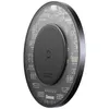 Baseus Simple 2 Wireless Charger 15W Cluster Black Anteprima dell’immagine prodotto 4