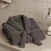 Accappatoio Bestlivings grigio con collo a scialle e Anteprima dell’immagine prodotto 7