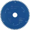 A close-up, top-down view of a blue circular saw blade with white text and graphics. Produktbild-Vorschau