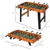 HOMCOM Mini babyfoot, table de baby-foot, jeu familiale, Voir les images du produit 11