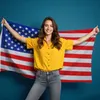 PHENO FLAGS Fahne Flagge USA 90X150cm Amerikanische Deko Produktbild-Vorschau 6