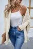 ASKSA Damen Cardigan Pullover Grob Gestrickt Wickel Produktbild-Vorschau 3