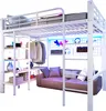 Hochbett 140x200 cm aus Metall & MDF mit LED-Beleuchtung Produktbild-Vorschau 7