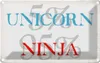 vianmo Blechschild 12x18 cm 5% unicorn 95% ninja Dekoration Produktbild-Vorschau 1