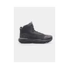 A studio shot of a single black high-top sneaker. Anteprima dell’immagine prodotto