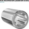Zapfwellen Buchse B-Typ 100 mm für Vielkeilwelle PTO-Shaft Produktbild-Vorschau 4