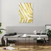 Bilder auf glas - Einteilig - Abstraktion Gold Weiß - Produktbild-Vorschau 6