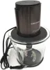 A food chopper with a glass bowl and a dark gray motor unit. Produktbild-Vorschau