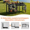 Warmounts Grilltisch Klappbar 110x45x75 cm, BBQ Produktbild-Vorschau 6