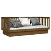 Tagesbett Honigbraun 80x200 cm Massivholz Kiefer Produktbild-Vorschau 3