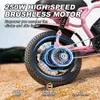 A13 E-Bike MTB Fatbike Rosa 16 Zoll,Kompaktes Produktbild-Vorschau 5