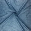 Baumwolltuch - blau - petrol Lurex silber - quadratisches Produktbild-Vorschau 3