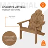 ECD Germany Adirondack židle sada 2 kusů z masivního Náhled obrázku produktu 5