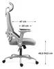 MARK ADLER Manager 2.9 Grey | Sedia da ufficio ergonomica | Anteprima dell’immagine prodotto 5