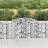 Gabionen mit Hochbogen 15 Stk 300x30x100/120cm Verzinktes Produktbild-Vorschau 2