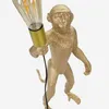 Mauro Ferretti Tischleuchte Affe Gold 26x34x55 cm Produktbild-Vorschau 11