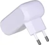 A white power adapter with two prongs for a European outlet. Anteprima dell’immagine prodotto