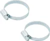 2x Stahl Schlauchschelle 32 35 40 45 50 mm 1 1/4 Zoll Produktbild-Vorschau 1