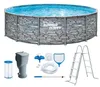 Summer Waves Elite Frame Pool Aufstellpool rund Komplettset Produktbild-Vorschau 2