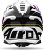 The back view of a motocross helmet. Podgląd zdjęcia produktu
