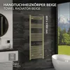 Asciugamani radiante LuxeBath Sahara, 600x1500 mm, beige, Anteprima dell’immagine prodotto 2