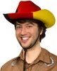 Cowboy Hut Deutschland Fussball Fanartikel schwarz-rot-gelb Produktbild-Vorschau 3