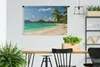 MuchoWow® Wandteppich Wandbehang Tropisch - Wasser - Blau Produktbild-Vorschau 2