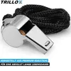 TRILLOX sada píšťaliek rozhodcovská píšťalka kovová núdzová Náhľad obrázku produktu 4
