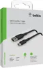 Belkin USB-C/USB-A Kabel      1m ummantelt, schwarz  Produktbild-Vorschau 1