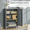 HOMCOM Armoire de bureau à 3 niveaux, meuble de rangement Voir les images du produit 9