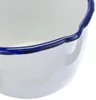Smaltovaný rendlík bílo modrý Náhled obrázku produktu 5