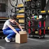 Wózek warsztatowy HOMCOM z 3 półkami i uchwytem do garażu Podgląd zdjęcia produktu 7