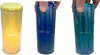 Three metal tins are shown against a white background. The tins are colored gold, blue, and teal, and have a ribbed texture. The words "Coffee Pads" are visible on the blue and teal tins. Produktbild-Vorschau