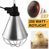 Reptilien Wärmelampe Terrarium, 250W Rotlichtlampe Produktbild-Vorschau 3