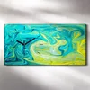 Wandbild Leinwand Bilder Wanduhr Geräuschlos 60x30 Malerei Produktbild-Vorschau 2