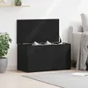 vidaXL Aufbewahrungsbox Schwarz Eichen-Optik 84 x 42 x 46 Produktbild-Vorschau 2