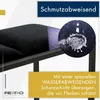 Sitzbank Schwarz 64,5 cm – Handgefertigte Garderobenbank im Produktbild-Vorschau 5