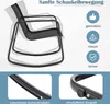 A rocking chair with feature callouts and close-up details. Podgląd zdjęcia produktu