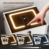 Nachttisch Nachttisch mit LED-Beleuchtung, mit 15W Produktbild-Vorschau 5