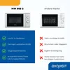 Comparison of a specific microwave model (MW 802 G) with microwaves from other brands, highlighting pros and cons. Produktbild-Vorschau