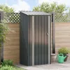 vidaXL Casetta da giardino antracite 103 x 74 x 200 cm Anteprima dell’immagine prodotto 2