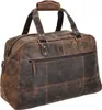 The Skandinavian Brand Leder Weekender Reisetasche  tan : Produktbild-Vorschau 2