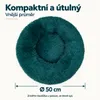 IvoQ pelíšek pro psa Donut - pelíšek pro kočku - měkký plyš Náhled obrázku produktu 4