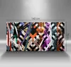 Bunte Streifen – Leinwandbild Wandbild – 140x70 cm – Produktbild-Vorschau 4