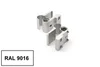 Two metal hinges are shown against a white background. Produktbild-Vorschau