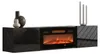 MIRJAN24 TV-Lowboard Luxe mit Kamin, zwei Drehtüren, Produktbild-Vorschau 1