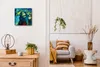 Coloray Uhr auf Leinwand 30x30 cm Wand Uhr Dekoration Produktbild-Vorschau 3