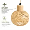 Applique Alpinaluz LUMA in legno e rattan, lampada da Anteprima dell’immagine prodotto 4