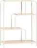 Curvy Konsole 2 Regale helles Holz Produktbild-Vorschau 1