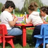 Paradiso Kindertisch rot mit Aufdruck T02630 Voir les images du produit 2